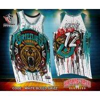 WHITE BLEED GRIZZ JERSEY FULL SUBLIMATION PRINT