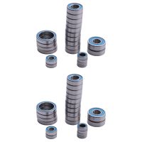 44Pcs Rubber Sealed Bearing Kit for Arrma Typhon Kraton Outcast Notorious Senton Mojave 6S BLX RC Car Upgrade Parts