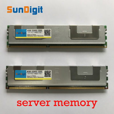 For Server Memory R-DIMM RAMs DDR3 4GB 8GB DDR3 1333MHz PC3-10600R 2Rx4 ECC REG RDIMM RAM DDR 3 1333 or X79 Lifetime Warranty