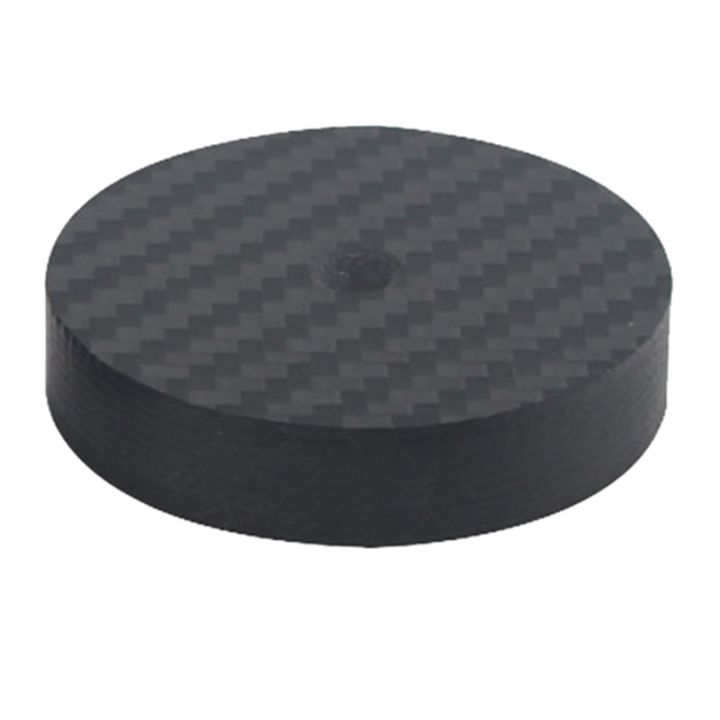 carbon-fiber-speaker-isolation-40x10mm-speaker-stand-feet-hifi-amp-accessory-parts-spikes-base-pad
