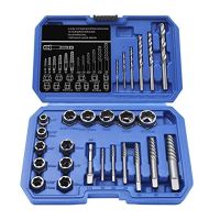 Screws &amp; Bolts Extractor Set Bolts Extractor Set with Hex Adapter, Out Broken Lug Nut Extractor Stripped Screw Remover Set