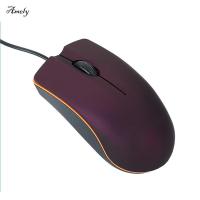 AMELY สายแล็ปท็อป1เมตรไม่ลื่น M20เมาส์ USB Mouse Komputer 1200Dpi เมาส์มีสายการเมาส์เล่นเกมส์เมาส์เงียบ