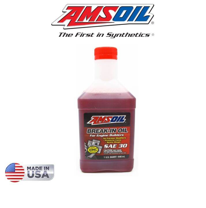 AMSOIL Break In Engine Oil SAE 30 Fully Synthetic (For Newly Built