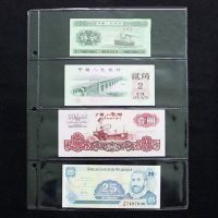 ธนบัตร10กระเป๋าชิ้น/ล็อตใบกระดาษหน้าอัลบั้มโปร่งใสเงินธนบัตรกระดาษเงินแสตมป์สะสมเหรียญโทเค็น