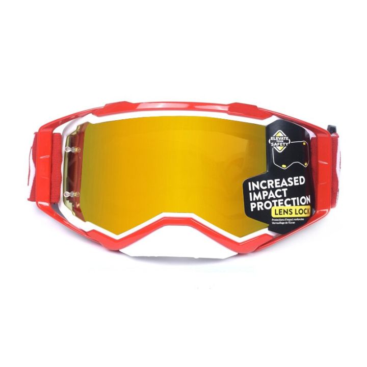 แว่นตามอเตอร์ไซด์การขี่จักรยานขี่มอเตอร์ไซค์เลนส์คู่กีฬาสกีชุดแก้วแว่นตาเล่นสกี