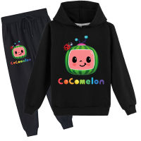 Cocomelon Kids Boys Girls Clothing Sets Children Fashion Hoodies and Pant Set Kids Clothing Spring Autumn Sports Suit Tracksuit