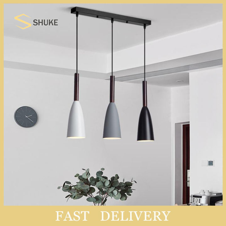 Modern Pendant Lighting Nordic Minimalist Pendant Lights Over Dining ...