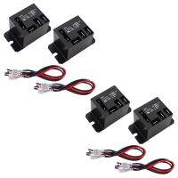 2PCS Power Relay Coil, 30A SPDT(1NO 1NC) 120 with 10 Quick Connect Terminals Wires