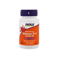 Now Foods Vitamin D-3 5000 IU 120 caps