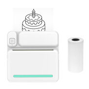 Máy In Ảnh Bỏ Túi Mini Máy In Nhiệt Cầm Tay Kết Nối BT Không Dây Để In Ảnh
