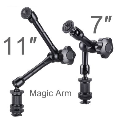 Metal Magic Arm Super Clip Crab Clamp Articulating Holding Arms For Flash LCD Monitor LED Video Light SLR DSLR Camera Accessory