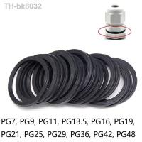 □  10pcs PG7   PG48 Rubber Gasket Waterproof O Ring Washer Insulated Round Shape Seal for Nylon Plastic Cable Gland Connector Black