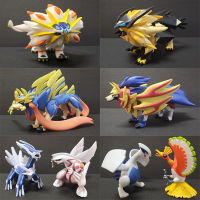 TAKARA TOMY Genuine Pokemon Action Figure Lunala Solgaleo Dialga Rayquaza Ho-Oh Sandile Tapu Koko Model Ornament Toys