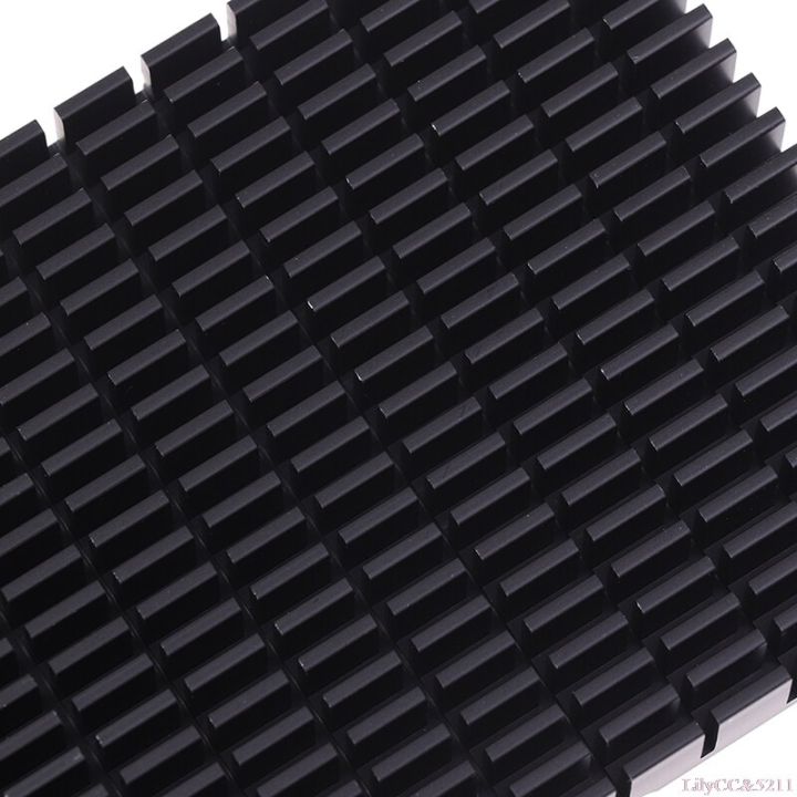 popular-choice-150-93-15มม-แผงระบายความร้อนแผ่นอลูมิเนียมฮีทซิงค์หม้อน้ำสีดำ