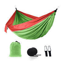 Hammocks Outdoor Garden Furniture Single Double Swing Camping Supplies for Travel Ganging Bed Flat Multicolor with Accessories
