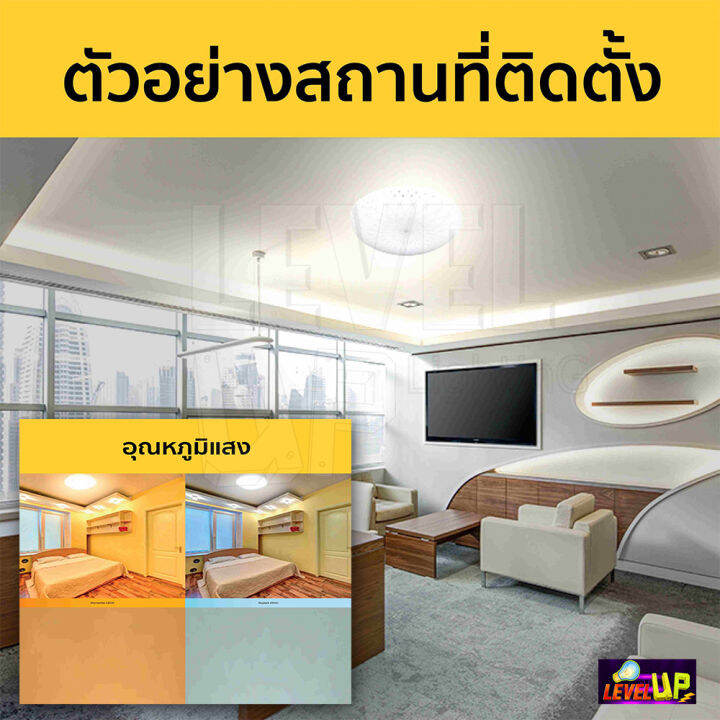 lampo-โคมไฟติดเพดาน-led-36w-โคมไฟซาลาเปา-โคมไฟติดลอย-โคมไฟติดฝ้า-ทรงกลม-36-วัตต์-หลอดไฟ-led-แสงสีขาว-daylight-มีลายให้เลือก