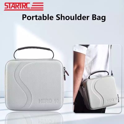 STARTRC Gopro Hero 11 10 9 Portable Bag Handbag Storage Bag Waterproof PU Shoulder Bags for Gopro Hero 9 10 11 and accessories