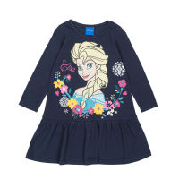 Disney Girl Frozen Elsa Dress - ชุดกระโปรงเด็กเอลซ่าแขนยาว โฟรเซ่น - สินค้าลิขสิทธ์แท้100% characters studio