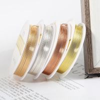 1.5-15M jewelry wire 0.3/0.4/0.5/0.6/0.8/1MM Copper wire shaping beading string DIY handcraft stringmaterial accessories