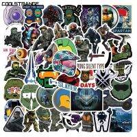 10/30/50Pcs Shooting Game Halo Cartoon Anime Stickers For Laptop Skateboard Refrigerator Suitcase Motorcycle Helmet Gift Box Toy Stickers Labels