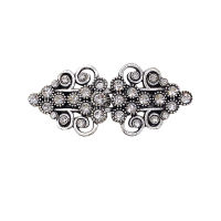 Waist Brooch Rhinestone Silk New Womens Clip Sweater Buckle Collar Alloy