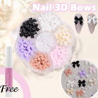 【hot sale】 ❧¤ B50 1 box Bowknots Nail Art Decorations 3D Bow Ornaments Charm Jewelry DIY UV Gel Design Cute Manicure Accessories