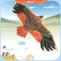 GAIYUAN เกมเพื่อน ของขวัญสำหรับเด็ก สายว่าว 30 เมตร DIY นกบิน Flat Eagle ว่าว 1.1 ม. ของเล่น