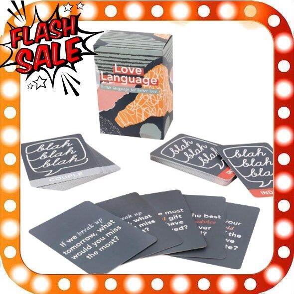 ⚡PH Love Language Card Game 150 Conversation Starter Questions for