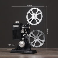 Vintage ephonecameraironradioprojector Model Antique Retro Resin Home Decor Accessories Crafts Gifts Zakka Living Room