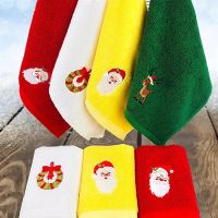 hang qiao shop Xmas Face Washing Cloth Christmas Face Towel Christmas Towel Towel Cloth for Man Home Bathroom Woman