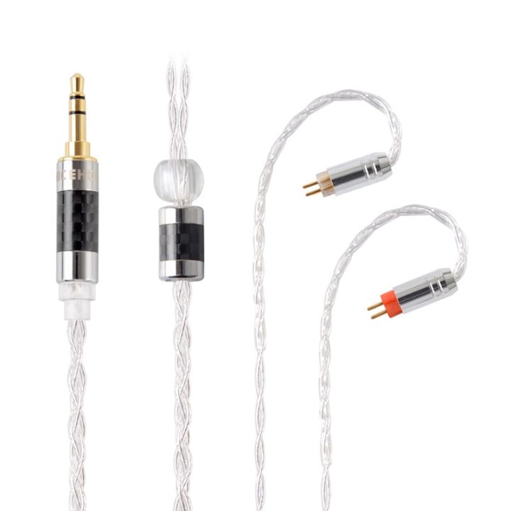 nicehck-lizps-4n-litz-สายหูฟังอัปเกรดเงินแท้3-5-2-5-4-4mm-mmcx-nx7-pro-qdc-0-78mm-2pin-สำหรับ-db3-st-20เยาวชน