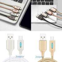 Auto Cut-off Fast Charging Nylon Cable 2.4A Mobile Phone Inligent Power Off Data Line For Android Micro Usb Type-C