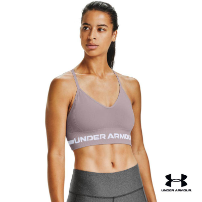 Under Armour UA Womens Seamless Low Long Sports Bra อันเดอร์ อาร์เมอร์ เสื้อชั้นในเทรนนิ่ง สำหรับผู้หญิง รุ่น Seamless Low