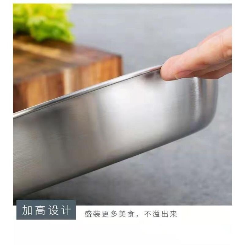 SUS304 Stainless Steel Plate (Matt) 14CM/16CM/18CM/20CM/22CM/24CM/26CM Pinggan