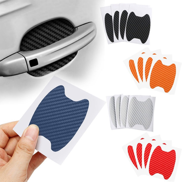 baoda-4pcs-set-car-door-sticker-carbon-fiber-scratches-resistanthandle-protection-film
