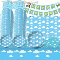 【CW】☌☎  Story Theme  Beach Outdoor Disposable Tableware Tablecloth Kid Birthday Supplies