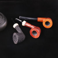 【cw】 New Handmade Briar Accessories Spot Wholesale 9 mm Filter Flue Solid Wood ！