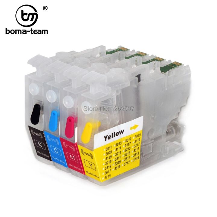 america-lc401-lc401xl-refillable-ink-cartridge-with-chip-for-brother-mfc-j1010dw-j1012dw-j1170dw-j1010-j1012-printer-cartridges-ink-cartridges