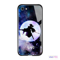 UCUC เคสโทรศัพท์เคสสำหรับVivo Y81 Y81iเคสมือถือกันกระแทกDemon SlayerอะนิเมะCasingVivo Y81iกระจกเทมเปอร์ป้องกัน