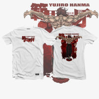 Anime Shirt - ETQTCo. - Baki - Yujiro Hanma เสื้อยืดคอตตอนฤดูร้อน S-5XL แฟชั่นแขนสั้นผ้าฝ้าย