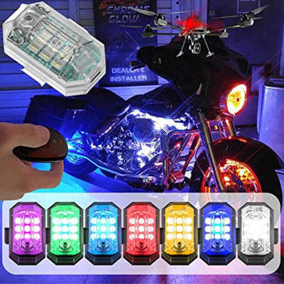 7 Colors Brightness Flashing Lights Light LED Rechargeable LED Strobe Light Wireless