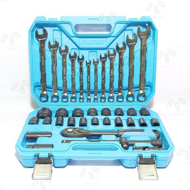 Flyman Socket Wrench Set Drive Pcs Point Lazada Ph