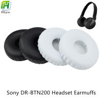 1 คู่สำหรับ Sony DR-BTN200 ชุดหูฟัง Earmuffs ฟองน้ำปกโปรตีนหนังเบาะรองหูฟัง EarPad เปลี่ยน Holster อุปกรณ์เสริม-pangyh