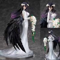 Beautiful Girl OVERLORD Bone King King Of The Undead Wedding Dress Albedo Standing Figure 【AUG】