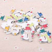 【YF】✱  Mixed Pattern Buttons Scrapbook Collection Sewing Decoration 35x26mm 20pcs