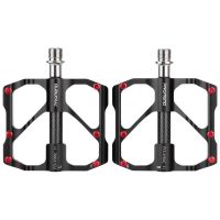 SHIMANO◈ Hot-selling universal mountain bike pedals titanium alloy shaft core carbon fiber bearing road bike three-peilin ultra-light pedals