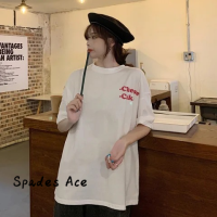 Spades Ace เสื้อครอป เสื้อยืด ชุดเซ็ทผู้หญิง ทันสมัย คลาสสิค สไตล์ สบาย WTX23934H6 39Z230925