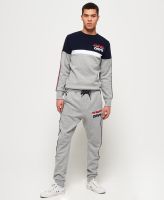 SUPERDRY APPLIQUE NU LAD JOGGER - กางเกงจ็อกเกอร์ สำหรับผู้ชาย สี Varsity Silver Grit