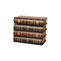 European Retro Fake Book Shape Storage Box Ornaments Office Decoration Secret Item Organizer Household Items Collection