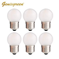 2021G40 Low Watt Mini Frosted LED Light Bulbs 1.5W Soft Warm White 2700K Energy Saving Bulb Standard Base E26 E27 String Light Bulbs